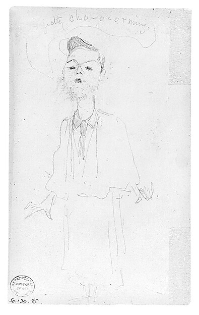 Caricature of a Man by John Singer Sargent, The Metropolitan Museum of Art